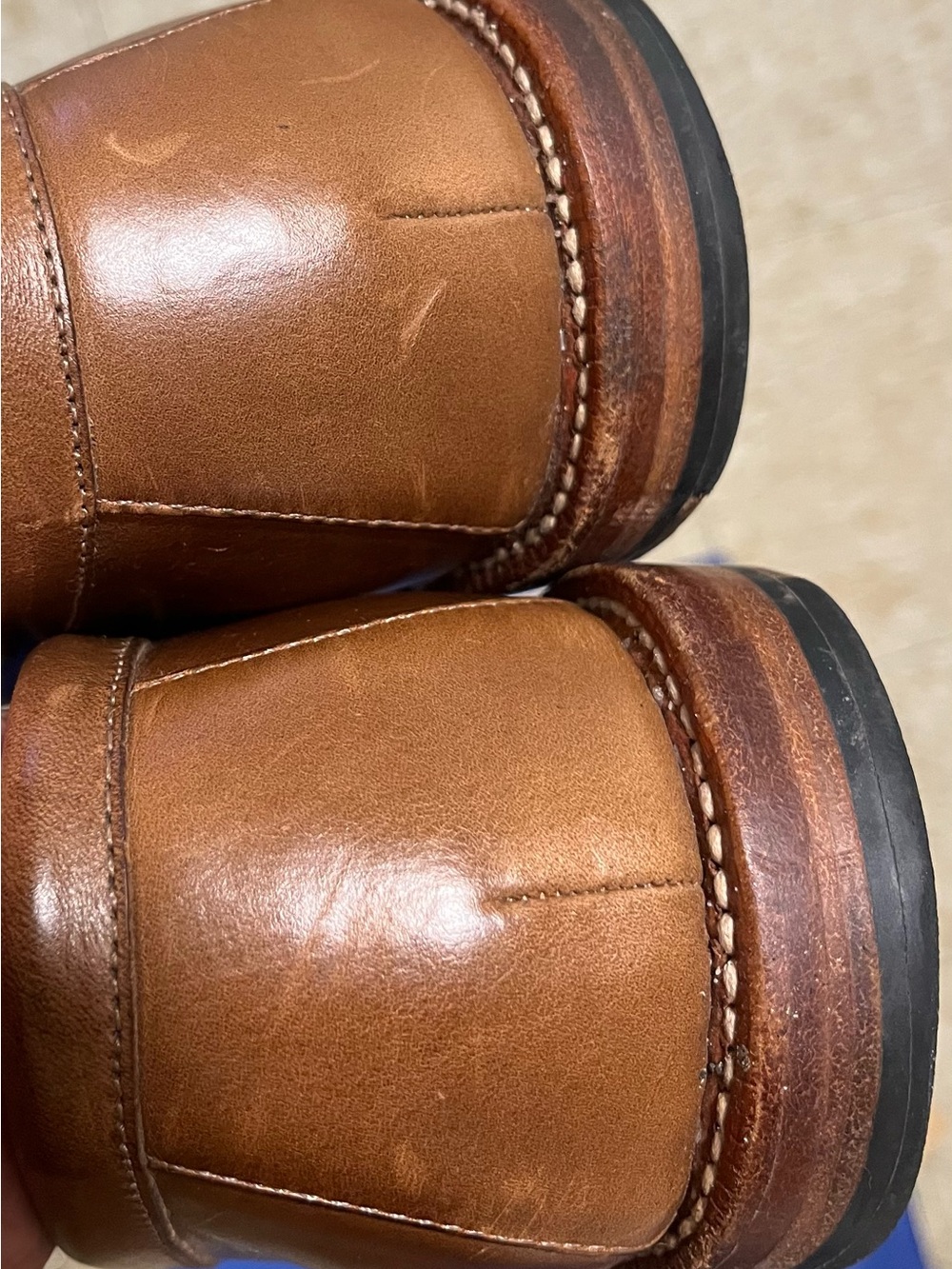 Grant Stone Men’s loafers in Dune CXL or Natural color - Picture 7 of 10